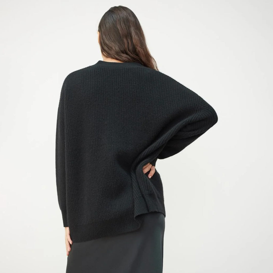 Oversized-Strickjacke aus reinem Kaschmir