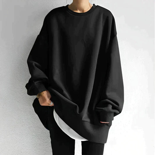 Oversized-Tunikapullover für Damen