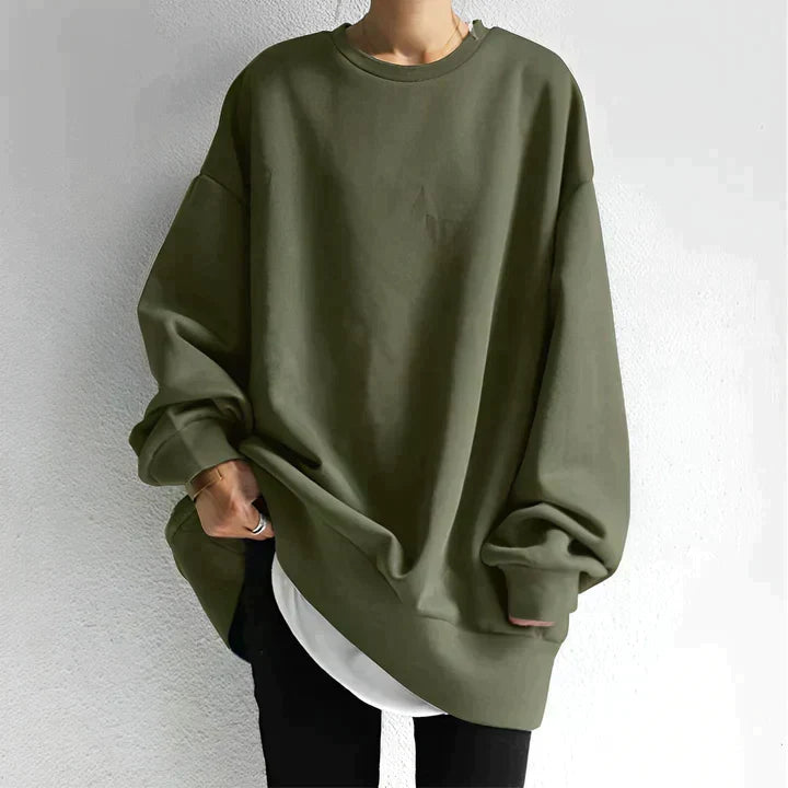 Oversized-Tunikapullover für Damen