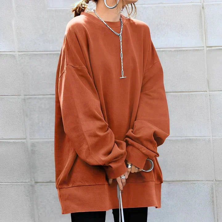 Oversized-Tunikapullover für Damen