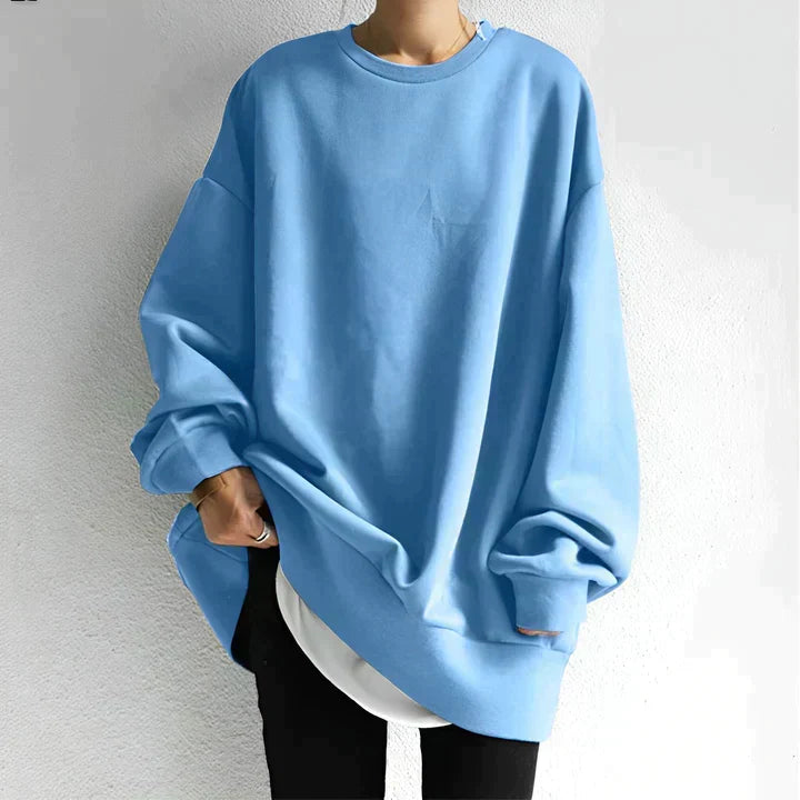 Oversized-Tunikapullover für Damen