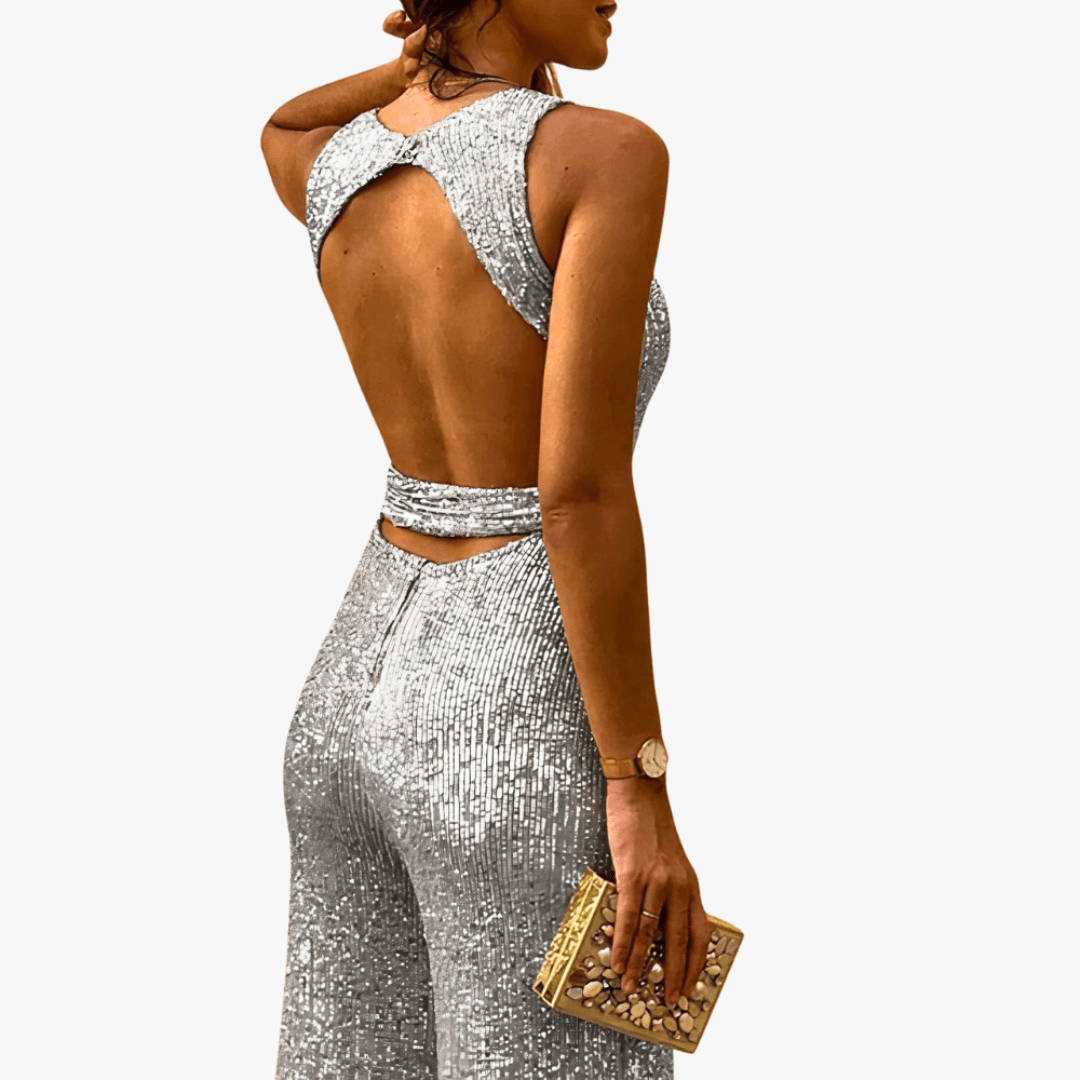 Pailletten-Jumpsuit für Damen | Elegant und bequem