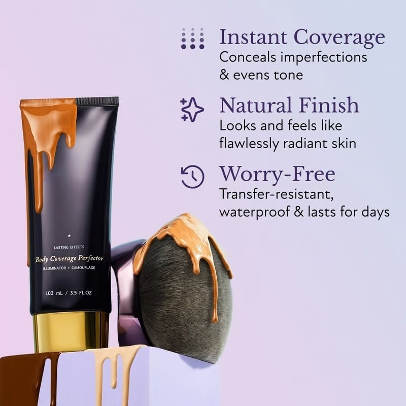 Perfektionierende Körper-Makeup-Creme für makellose Haut