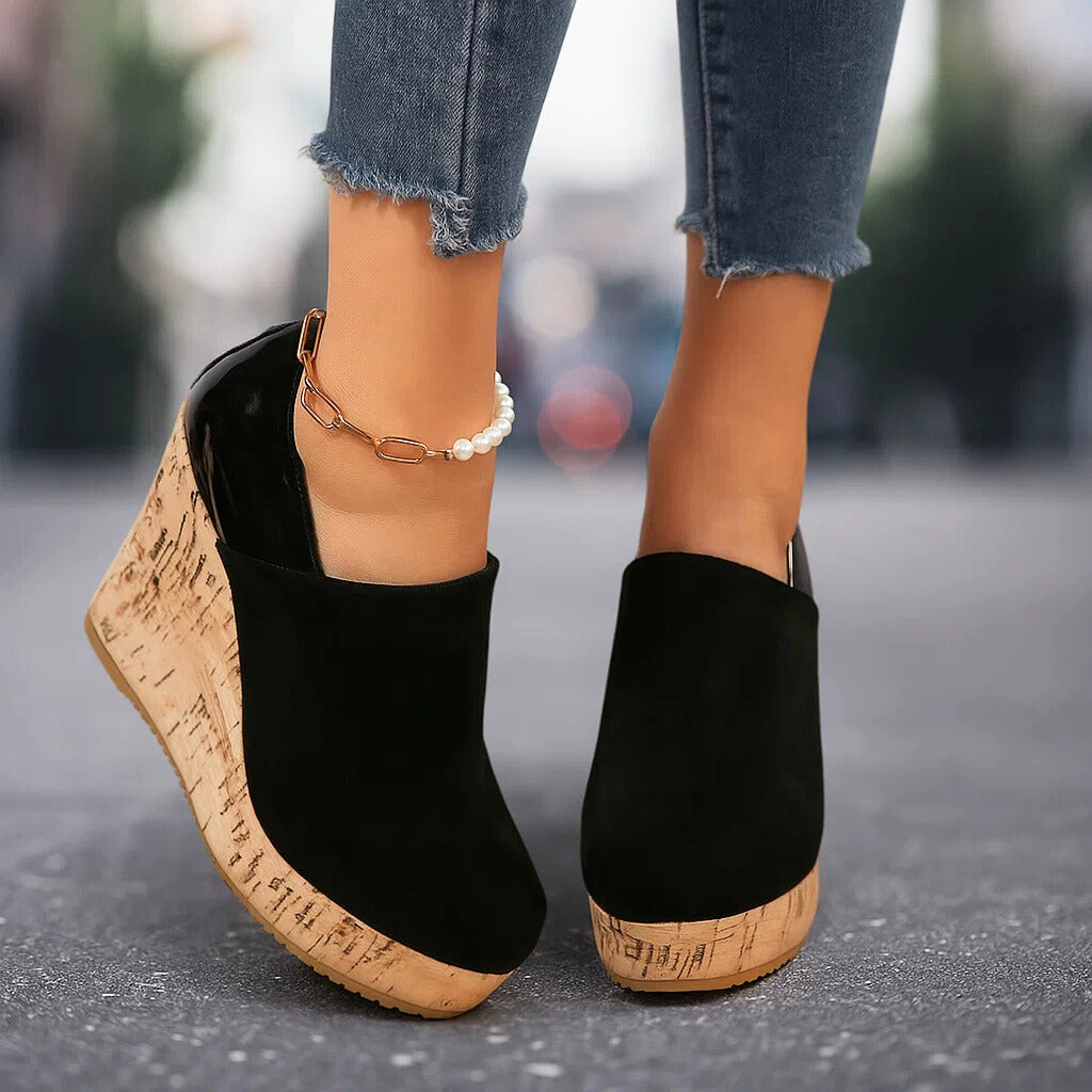 Plateauschuhe mit Keilabsatz