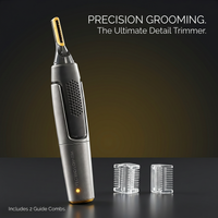 Präzisionstrimmer | Ultradünner Nasenhaartrimmer mit mikrooszillierenden Klingen | Ergonomisches Design für sichere Haarentfernung