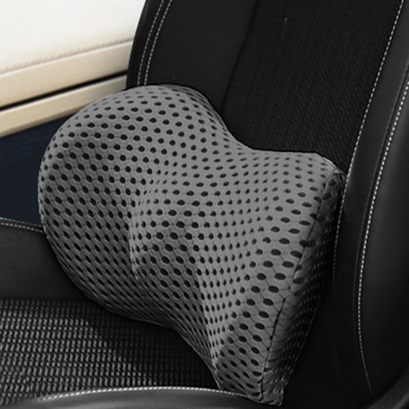 Premium-Lendenwirbelstützkissen – Ergonomische Rückenstütze aus Memory-Schaum für Büro, Auto & Zuhause