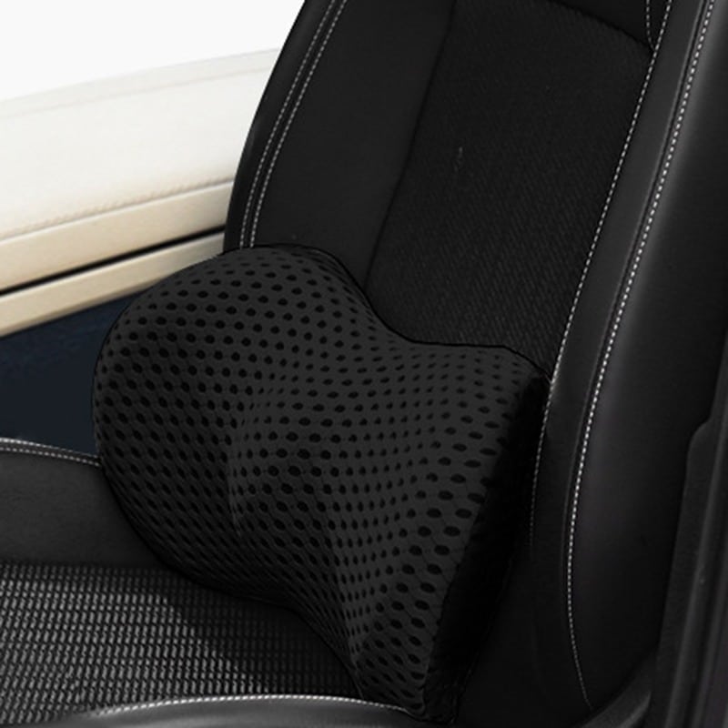 Premium-Lendenwirbelstützkissen – Ergonomische Rückenstütze aus Memory-Schaum für Büro, Auto & Zuhause