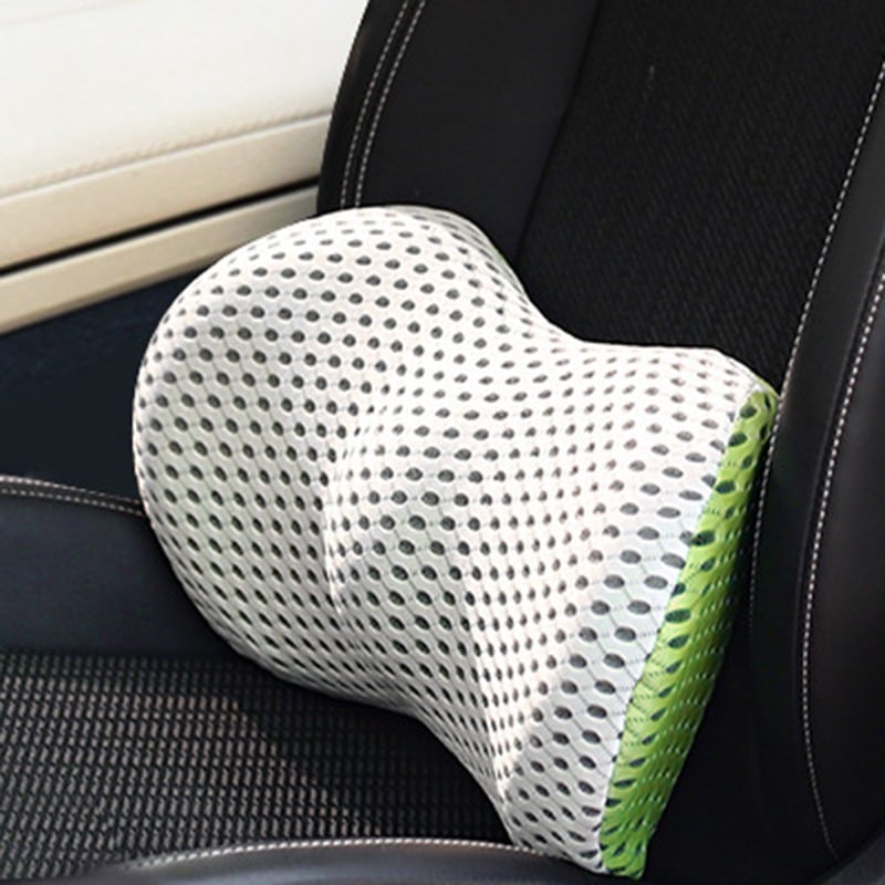 Premium-Lendenwirbelstützkissen – Ergonomische Rückenstütze aus Memory-Schaum für Büro, Auto & Zuhause
