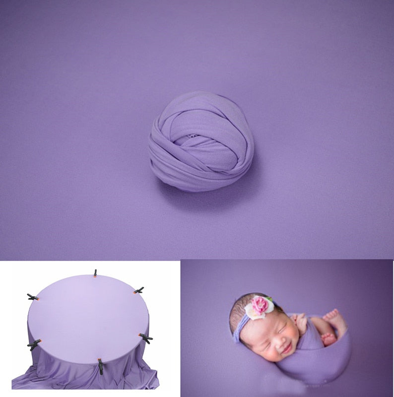 Pucktuch und Hintergrunddecken-Set für Baby-Fotorequisiten