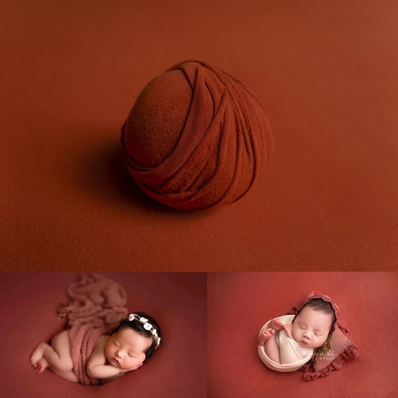 Pucktuch und Hintergrunddecken-Set für Baby-Fotorequisiten
