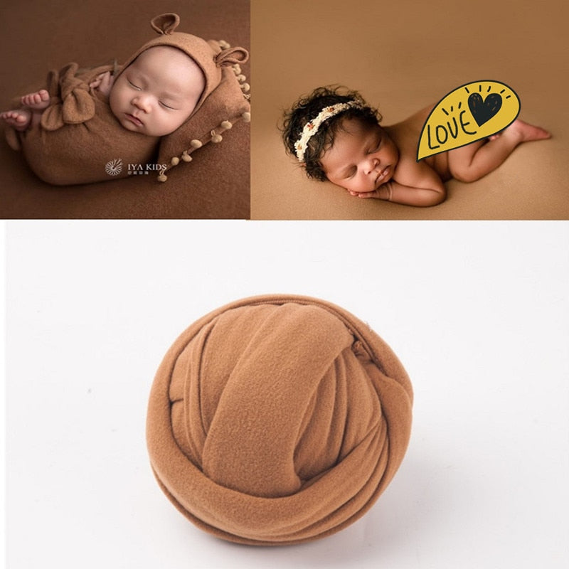 Pucktuch und Hintergrunddecken-Set für Baby-Fotorequisiten