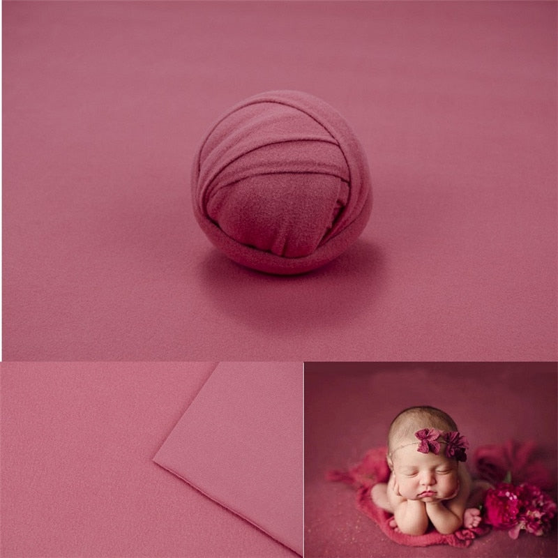 Pucktuch und Hintergrunddecken-Set für Baby-Fotorequisiten