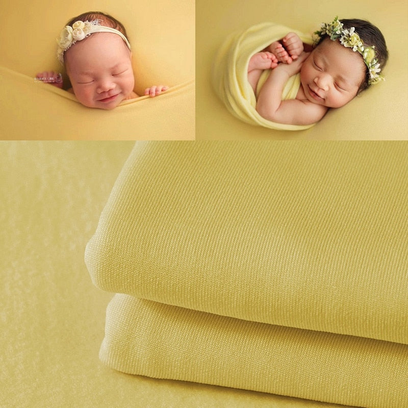 Pucktuch und Hintergrunddecken-Set für Baby-Fotorequisiten