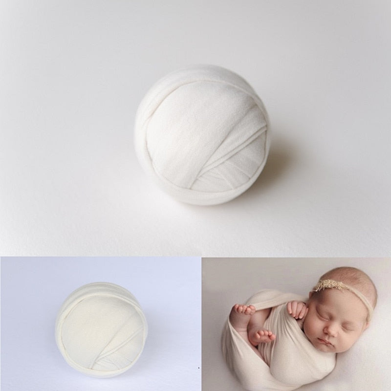 Pucktuch und Hintergrunddecken-Set für Baby-Fotorequisiten