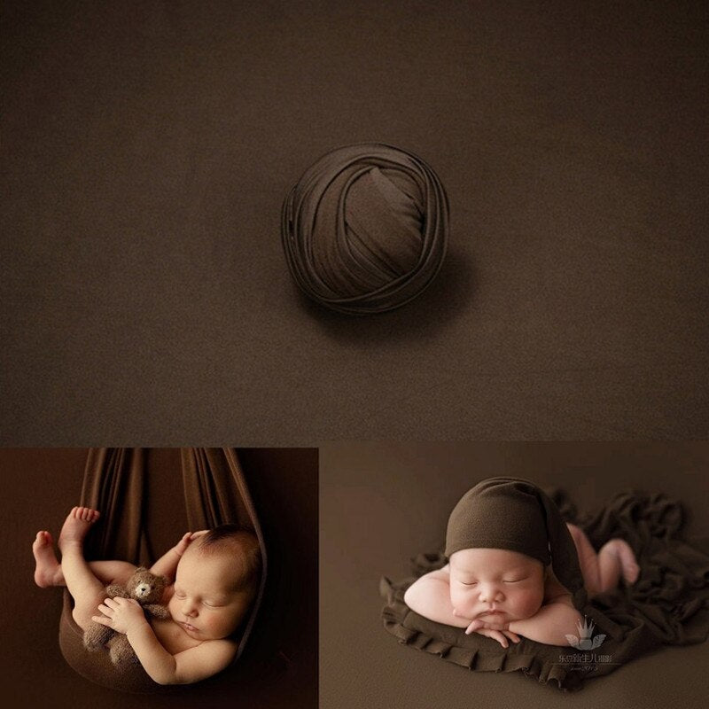 Pucktuch und Hintergrunddecken-Set für Baby-Fotorequisiten