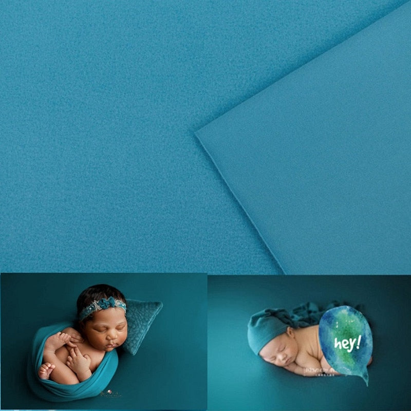 Pucktuch und Hintergrunddecken-Set für Baby-Fotorequisiten