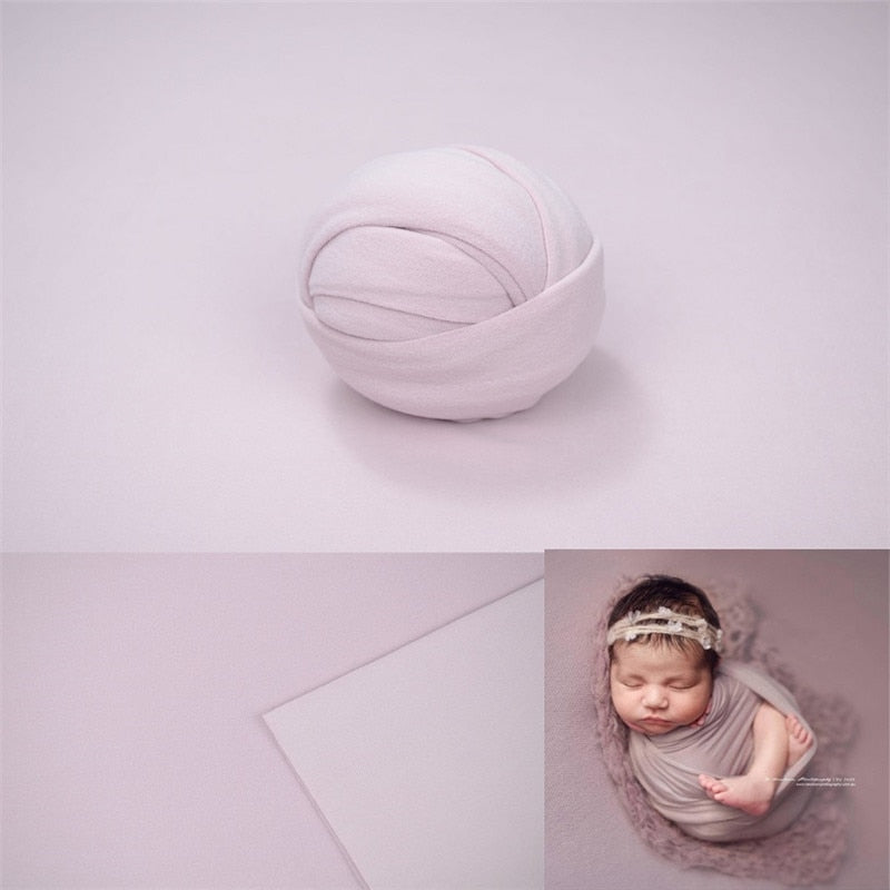 Pucktuch und Hintergrunddecken-Set für Baby-Fotorequisiten