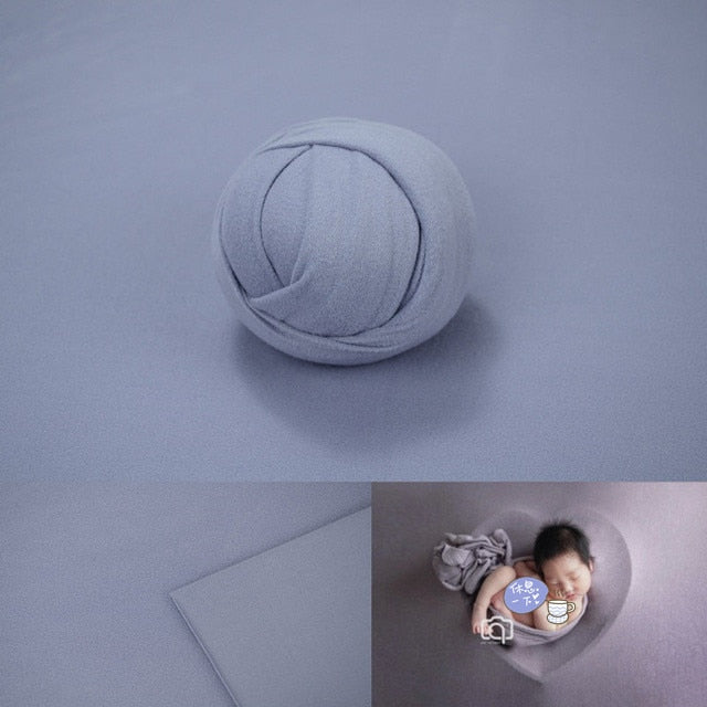 Pucktuch und Hintergrunddecken-Set für Baby-Fotorequisiten