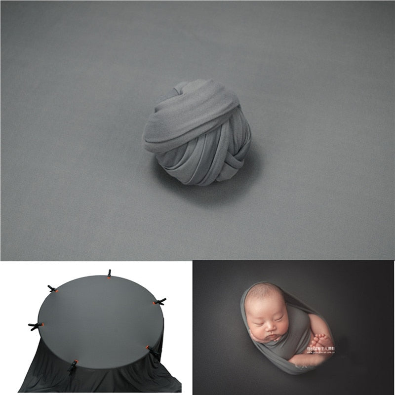 Pucktuch und Hintergrunddecken-Set für Baby-Fotorequisiten