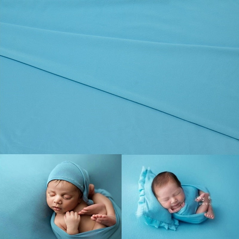 Pucktuch und Hintergrunddecken-Set für Baby-Fotorequisiten