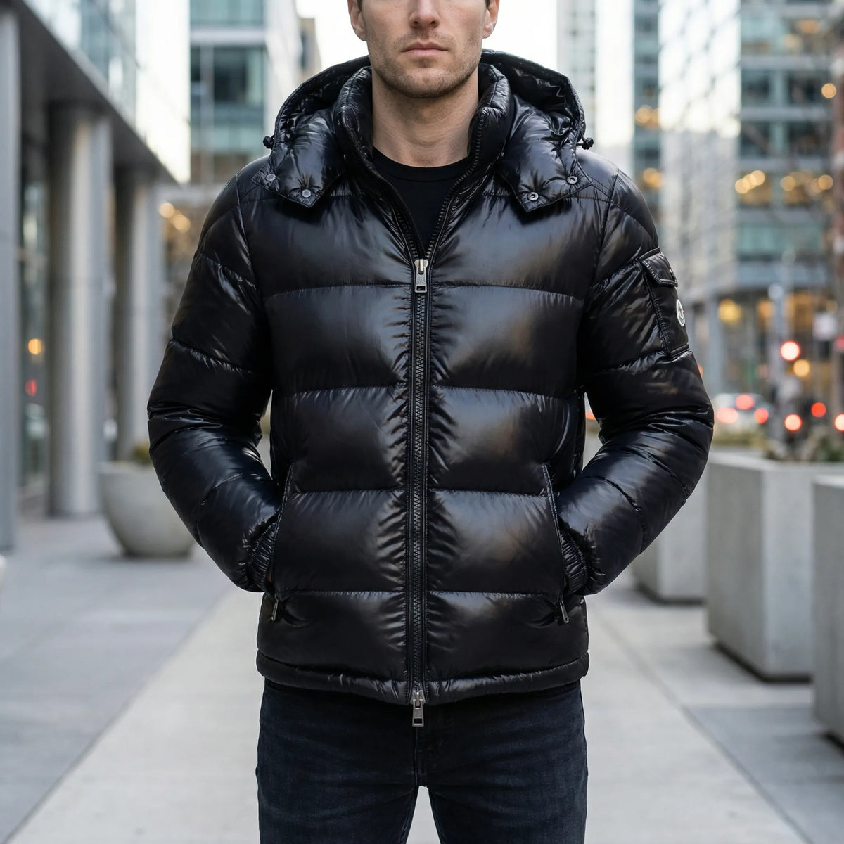 Pufferjacke in Glanzoptik - Mick