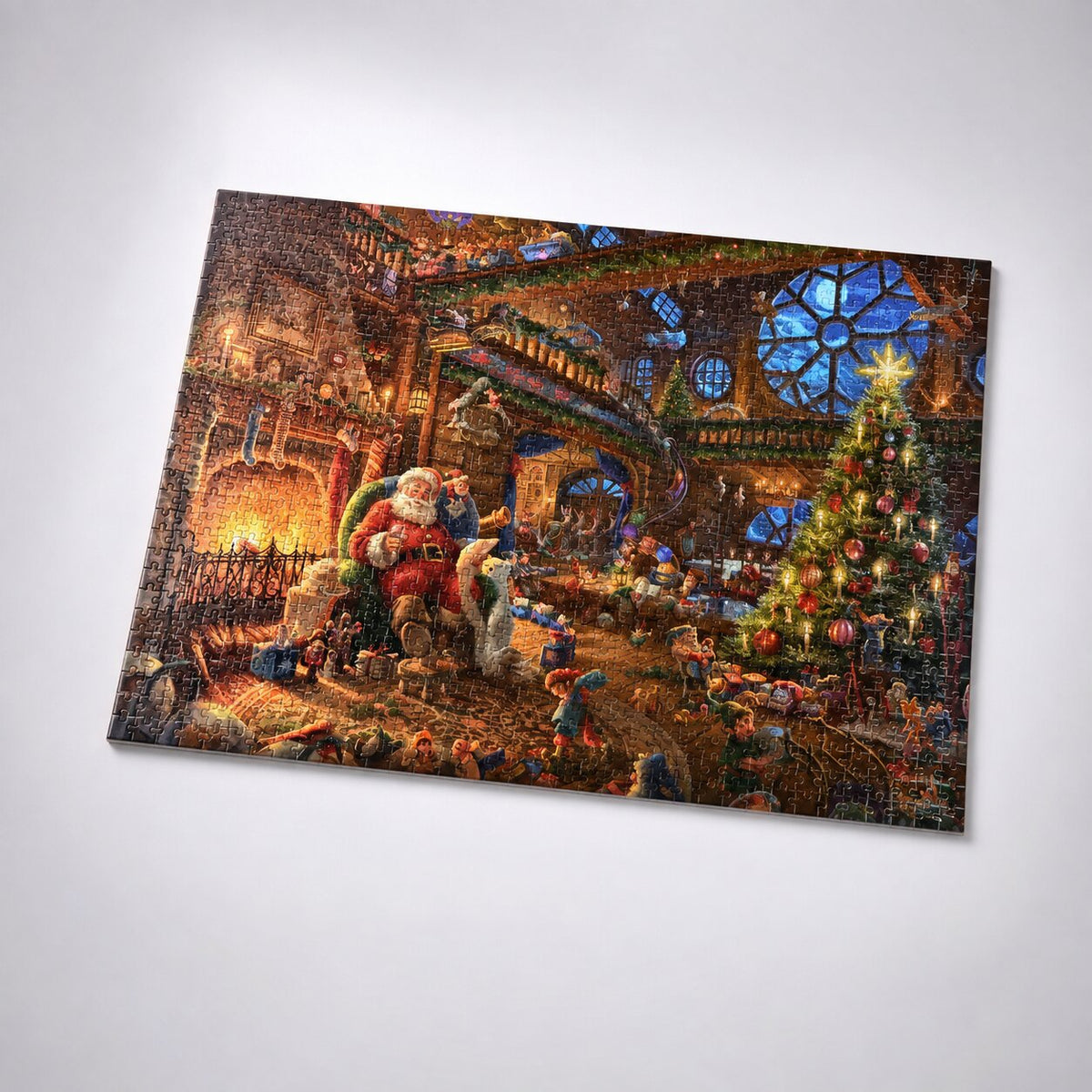 Puzzle-Adventskalender 2026 – 24 Türchen mit je 42 Teilen und festlichem Weihnachtsmotiv