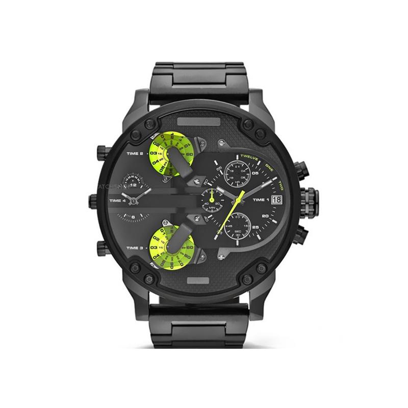 Quarz-Chronograph aus Edelstahl