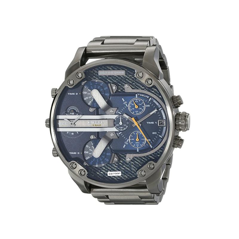 Quarz-Chronograph aus Edelstahl