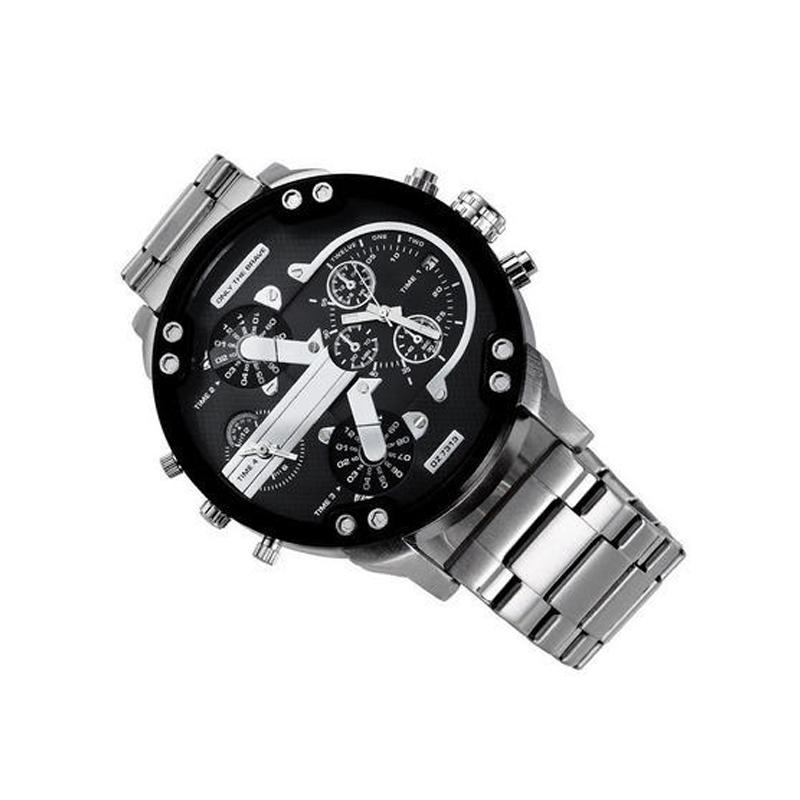 Quarz-Chronograph aus Edelstahl