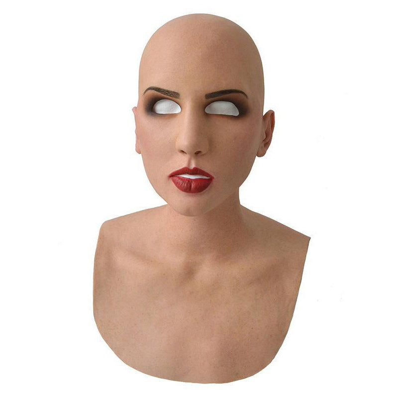 Realistische Latexmaske für Halloween und Cosplay, Vollgesichtsmaske
