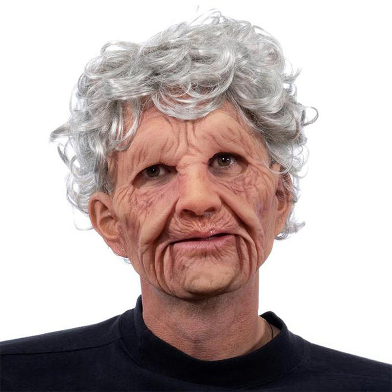 Realistische Latexmaske für Halloween und Cosplay, Vollgesichtsmaske