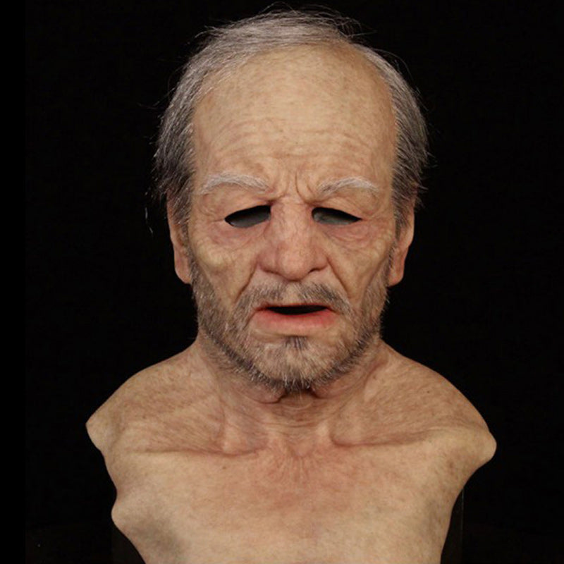 Realistische Latexmaske für Halloween und Cosplay, Vollgesichtsmaske