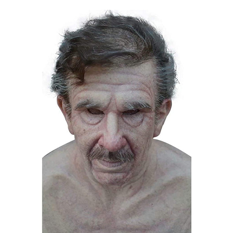 Realistische Latexmaske für Halloween und Cosplay, Vollgesichtsmaske