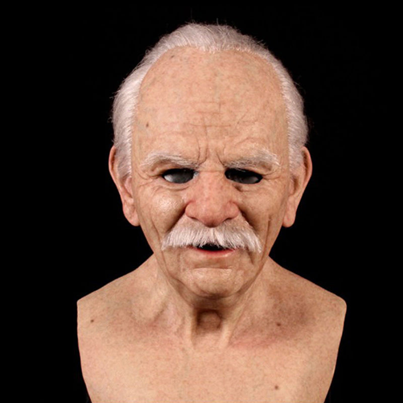 Realistische Latexmaske für Halloween und Cosplay, Vollgesichtsmaske