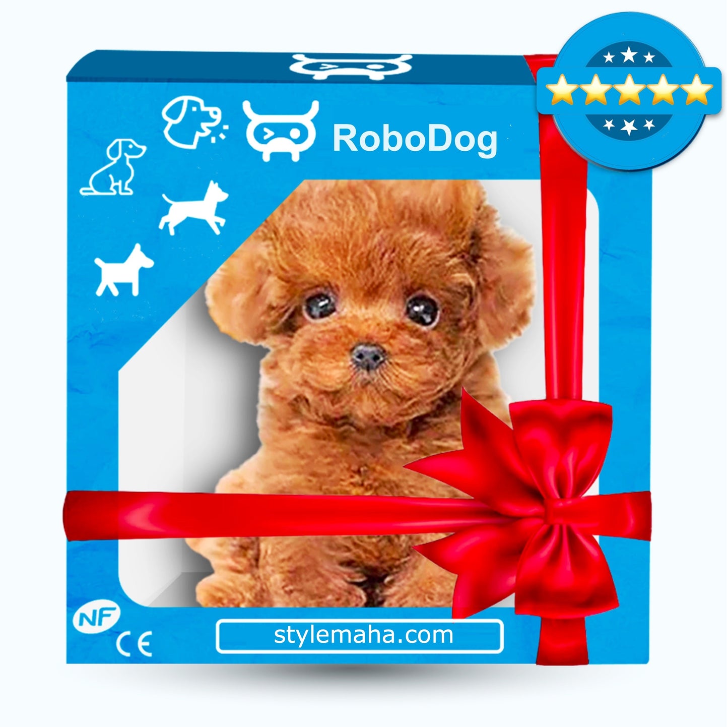 Realistischer Roboterhund