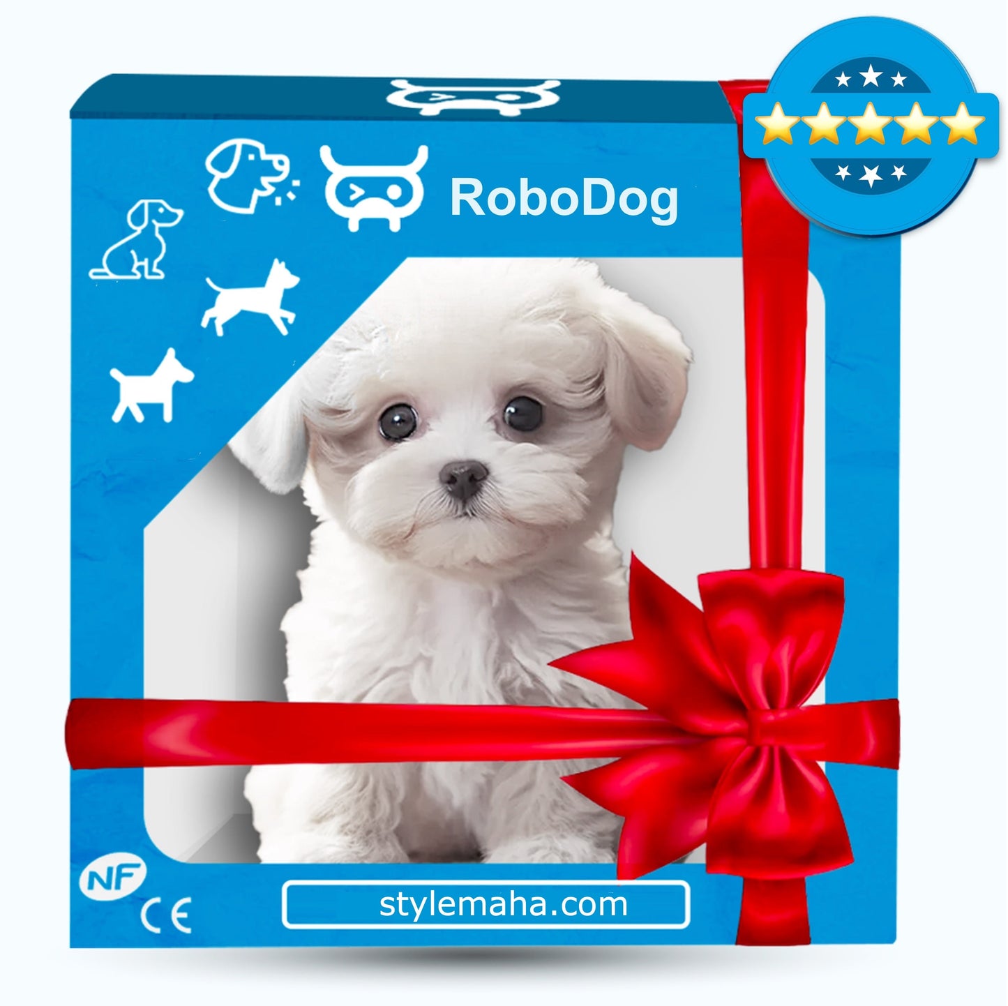 Realistischer Roboterhund