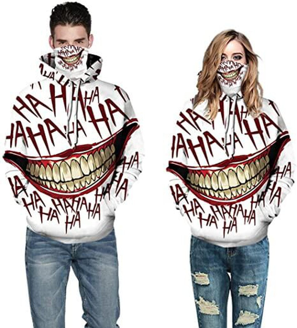 Realistischer stilvoller Hoodie-Pullover mit 3D-Druck