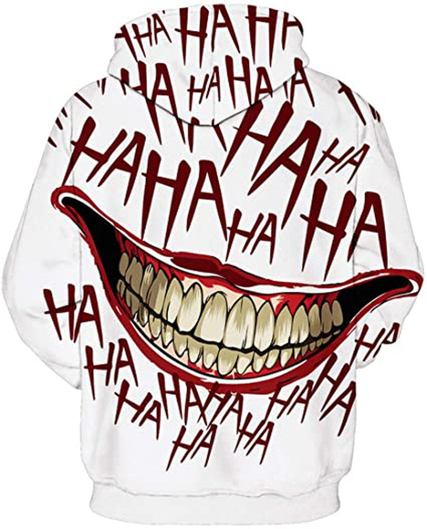 Realistischer stilvoller Hoodie-Pullover mit 3D-Druck