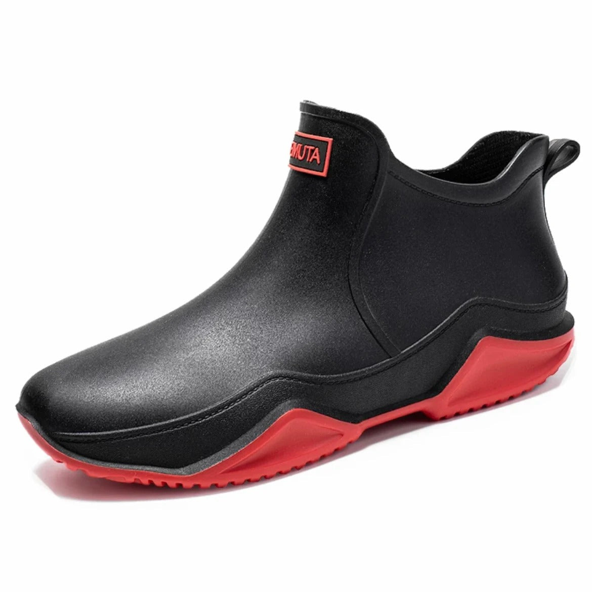Regendichte, rutschfeste Gummistiefel