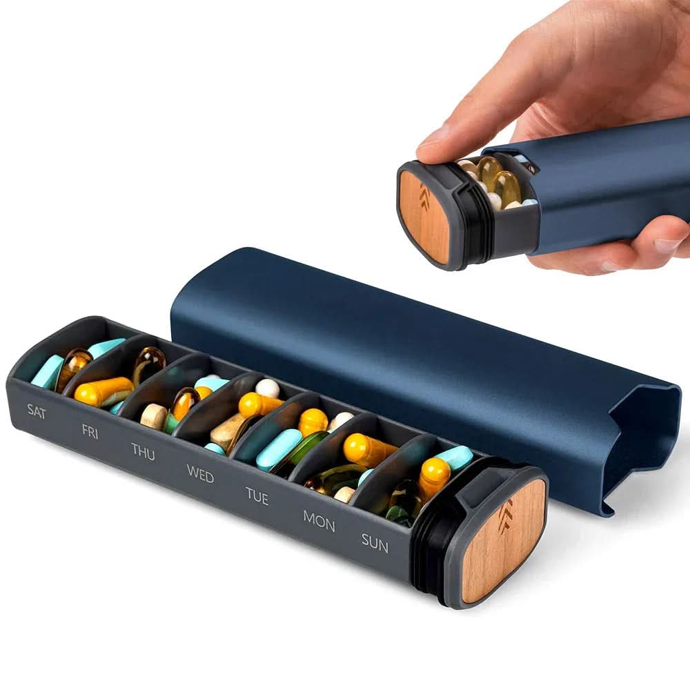 Reise-Pillenorganizer mit 7 Fächern