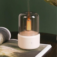 Retro-Aroma-Diffuser mit Nachtlicht - USB-Luftbefeuchter für ätherische Öle für Zuhause und Büro