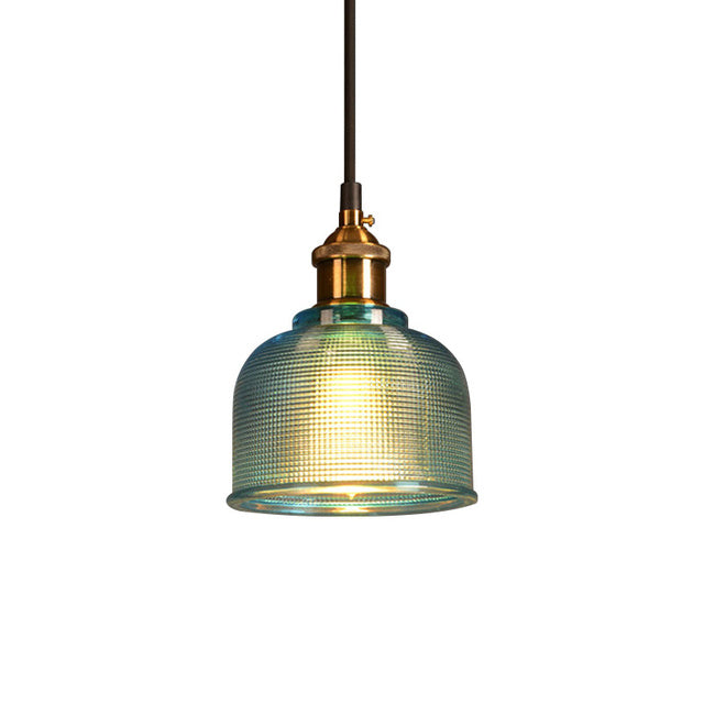 Retro-Glas-Pendelleuchte im europäischen Vintage-Design