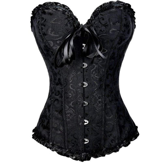 Retro-Korsett mit Stäbchen für Damen – verstellbarer Taillentrainer für eine geformte Silhouette