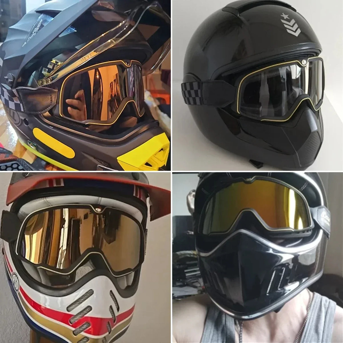 Retro-Motocross-Brille