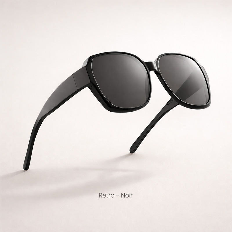 Retro-Überziehsonnenbrille