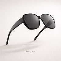 Retro-Überziehsonnenbrille