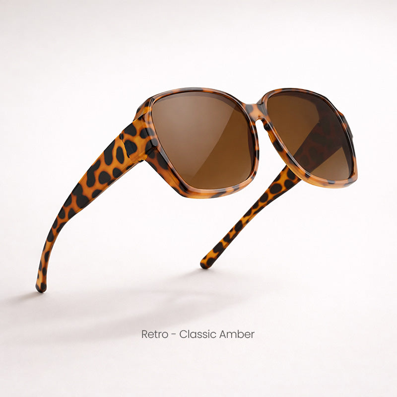 Retro-Überziehsonnenbrille