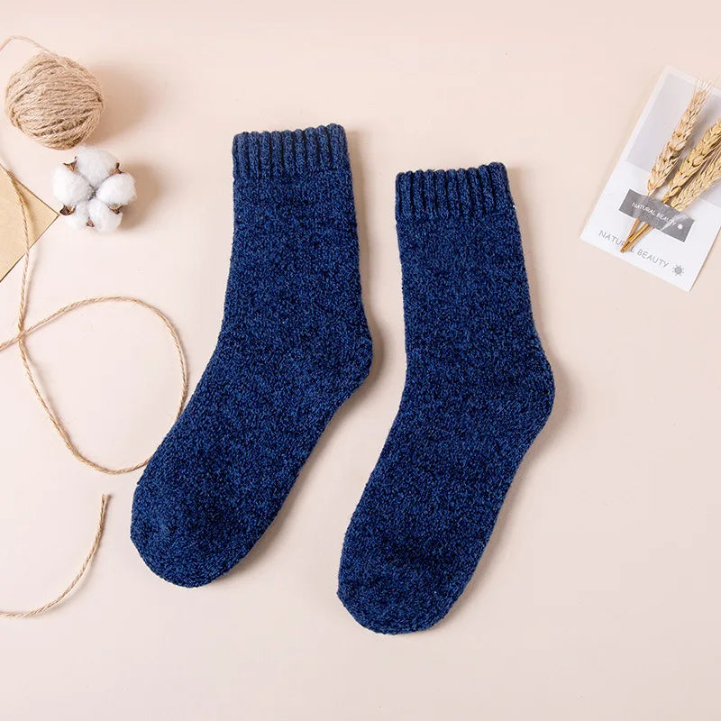 Retro-Wollsocken aus Kaschmir