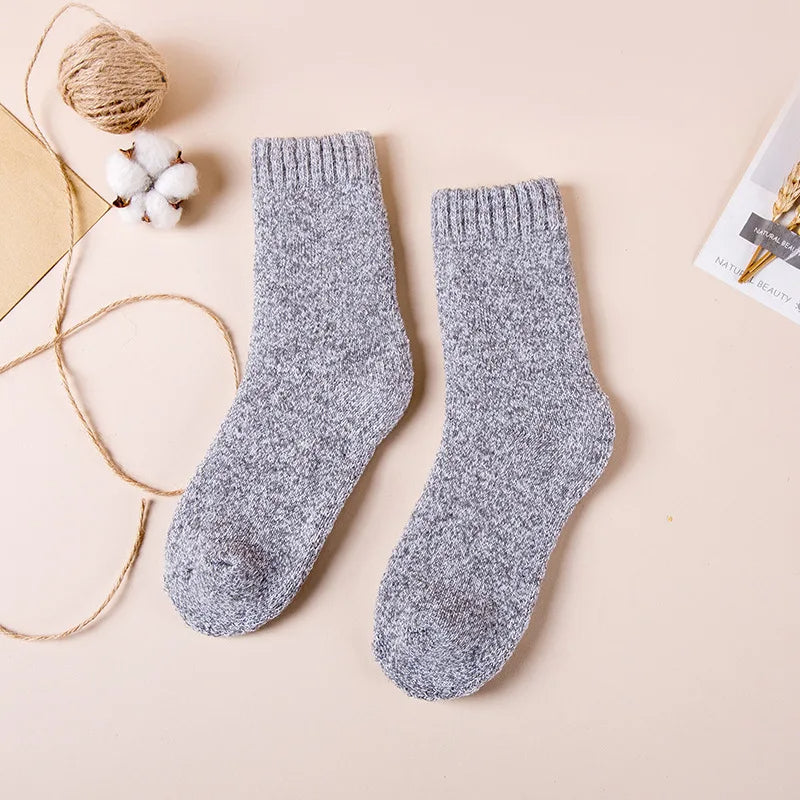 Retro-Wollsocken aus Kaschmir
