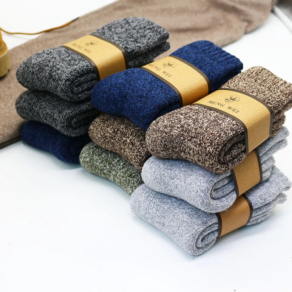 Retro-Wollsocken aus Kaschmir